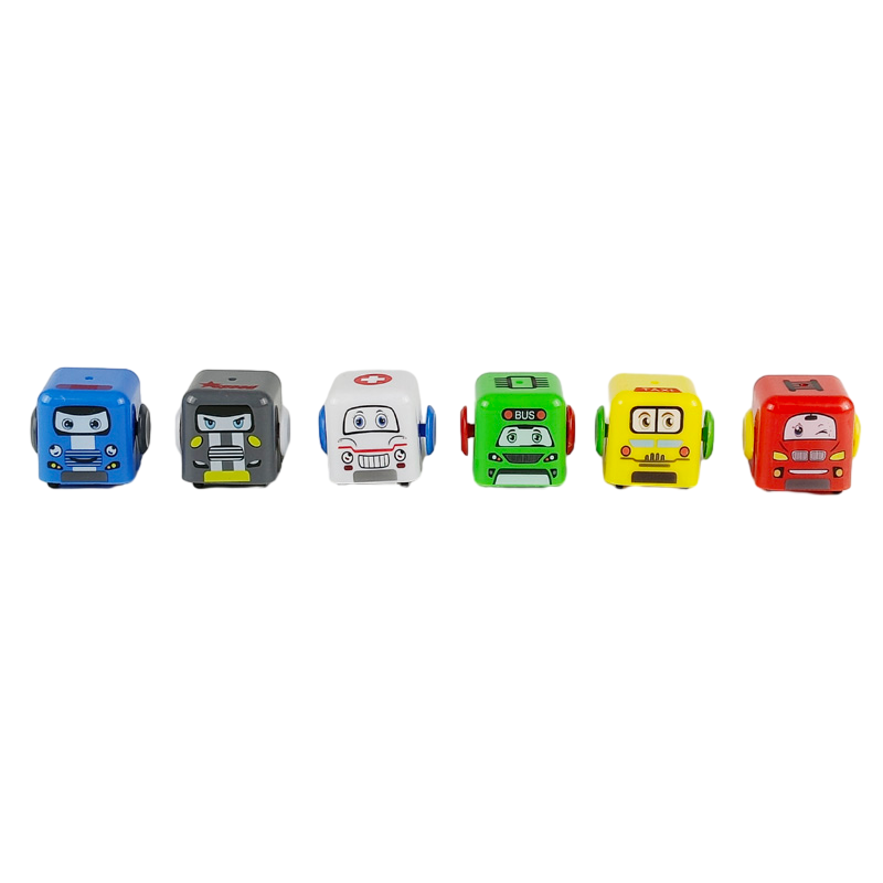 square tiny car with manual flip function